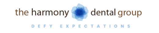 The harmony dental group logo.