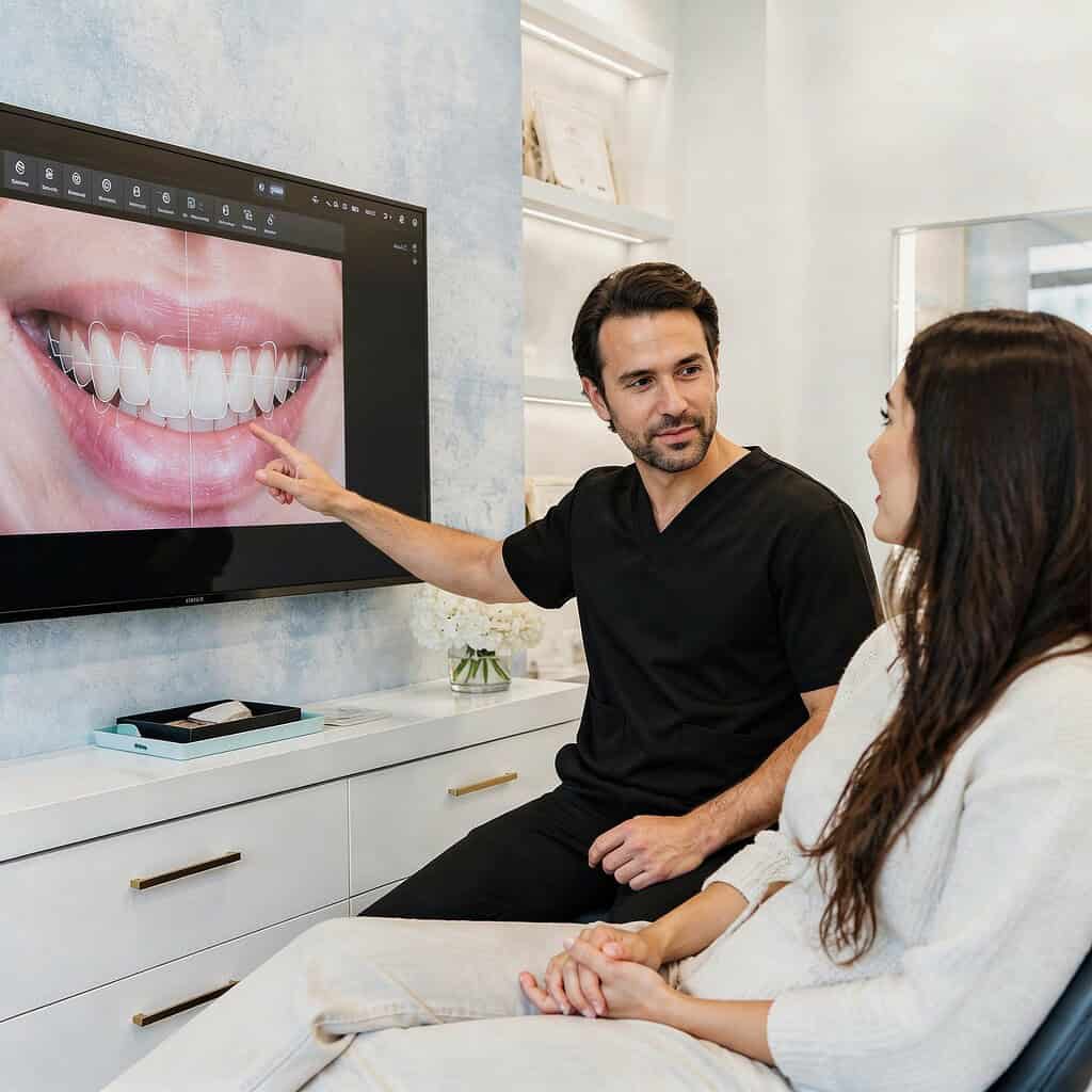 Smile design consultation at The Harmony Dental Group in Norwalk, CT